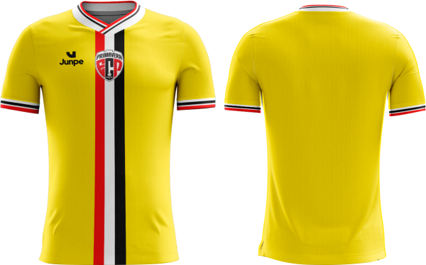 Camiseta de Jogo Profissional Goleiro Amarela Primavera 2025