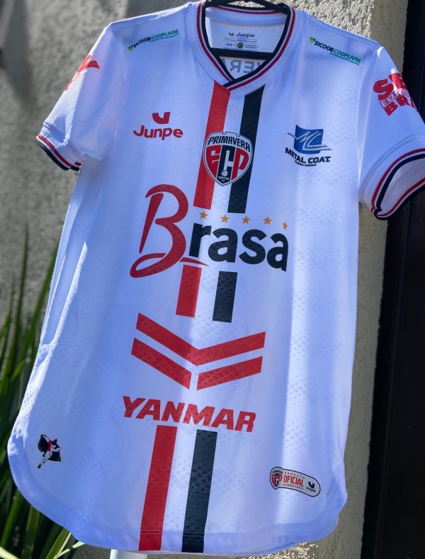 Camiseta de Jogo Profissional Primavera Branca 2025