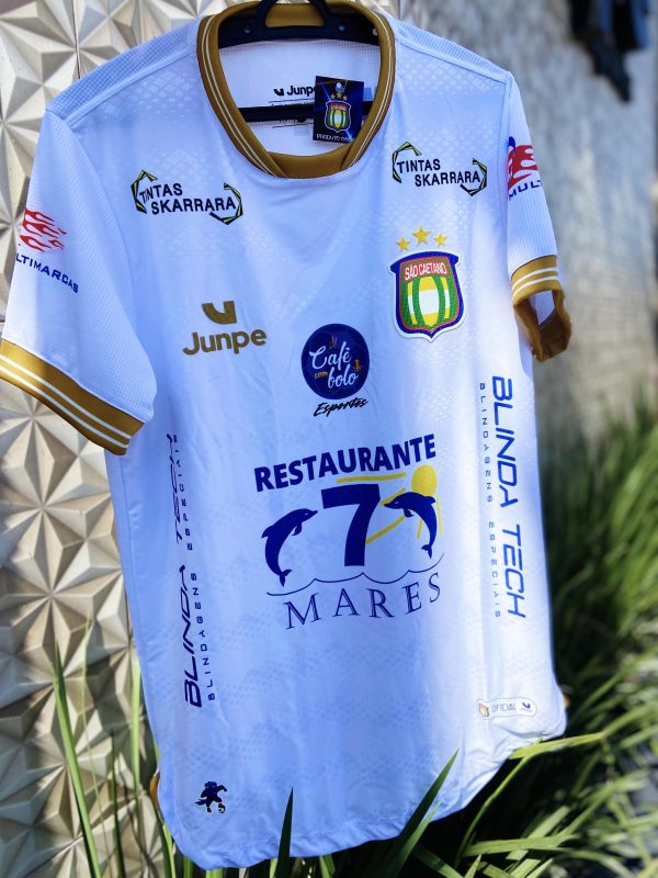 Camiseta de Jogo Profissional Branca São Caetano