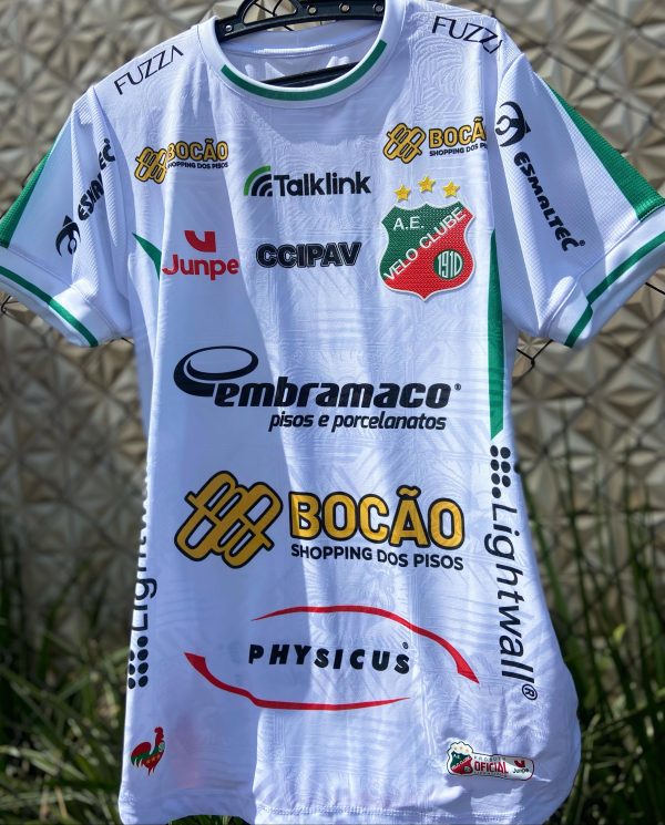 Camiseta de Jogo Profissional Branca Velo Clube 2025