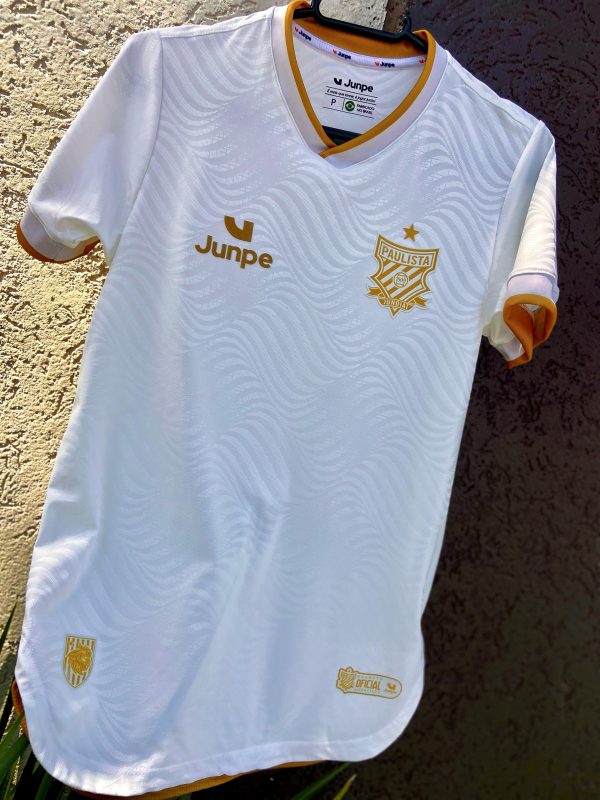 Camiseta de Jogo Profissional Off White Paulista 2025