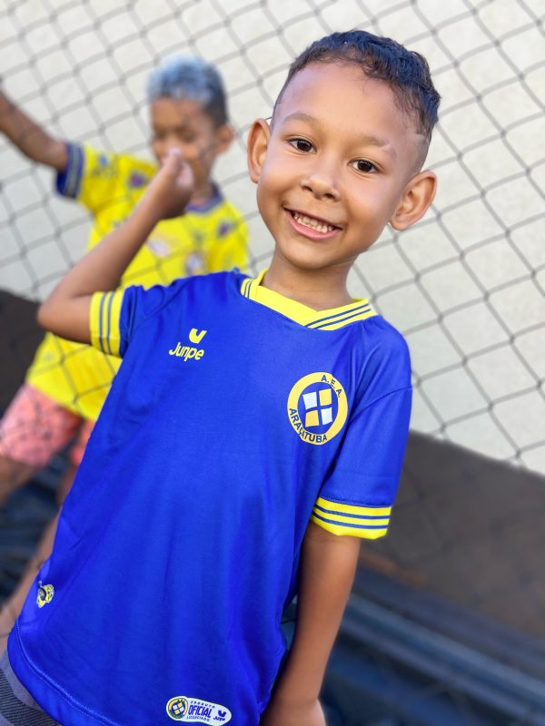 Camiseta de Jogo Infantil Azul A.E.A 2025