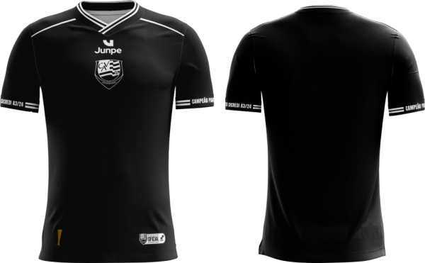 Camiseta de Jogo Infantil Preta CAV