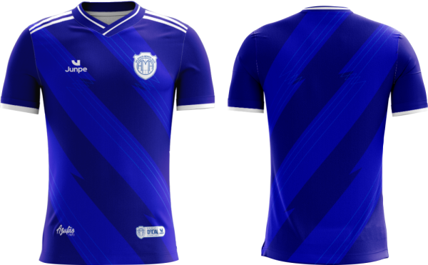 Camiseta Profissional de Jogo 1 Monte Azul Infantil