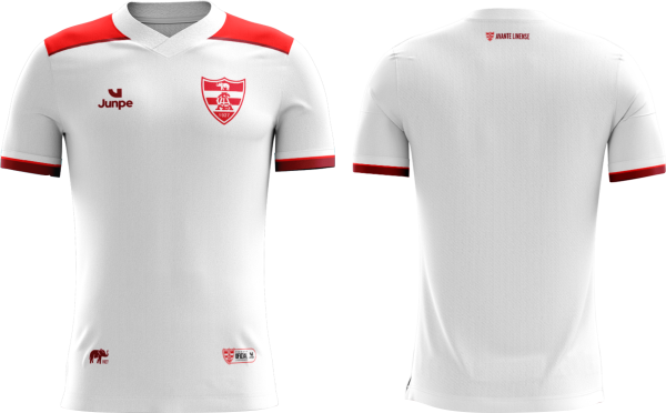 Camiseta Profissional de Jogo Branca Linense Infantil