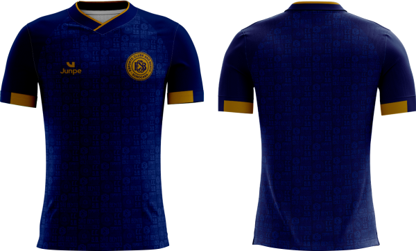 Camiseta Profissional de Jogo Azul Marinho São Bento Infantil