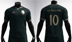 Camiseta Profissional de Jogo Verde Francana MODELO 2026