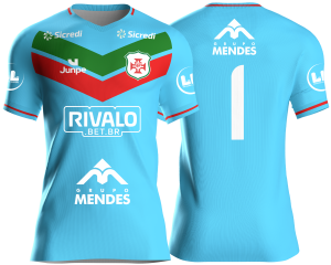 Camiseta Profissional de Jogo Azul Portuguesa Santista MODELO 2026