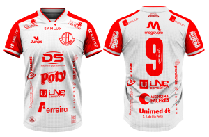 Camiseta Profissional de Jogo Branca América Rio Preto MODELO 2026