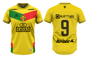 Camiseta Profissional de Jogo Amarela Brusque MODELO 2026