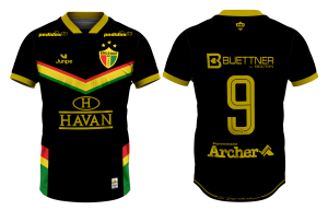 Camiseta Profissional de Jogo Preta Brusque MODELO 2026