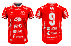 Camiseta Profissional de Jogo Vermelha América Rio Preto MODELO 2026